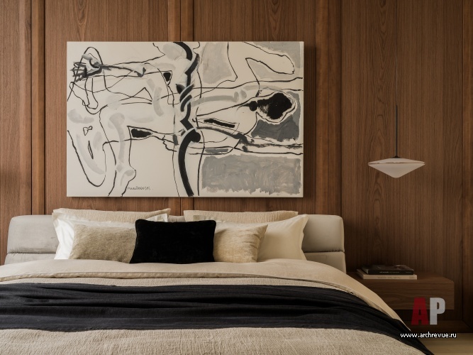 Фото интерьера спальни квартиры в стиле минимализм 