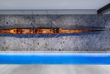 Фото интерьера бассейна дома в стиле фьюжн 