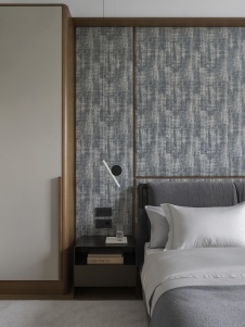 Фото интерьера спальни квартиры в стиле неоклассика 