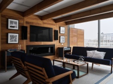 Фото интерьера зоны отдыха квартиры в стиле неоклассика