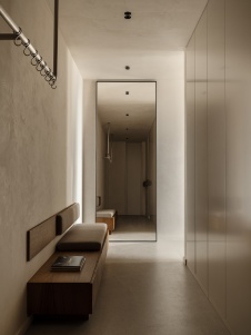 Фото интерьера входной зоны квартиры в стиле минимализм