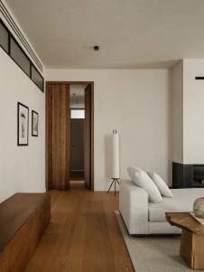 Фото интерьера гостиной квартиры в стиле минимализм