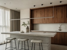 Фото интерьера кухни квартиры в стиле минимализм