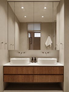 Фото интерьера санузла квартиры в стиле минимализм