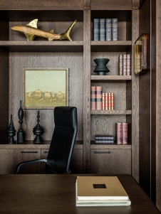 Фото интерьера кабинета квартиры в стиле фьюжн