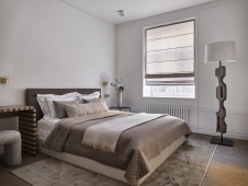 Фото интерьера спальни квартиры в стиле фьюжн