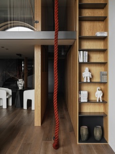 Фото интерьера гостиной квартиры в стиле лофт