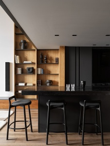 Фото интерьера кухни квартиры в стиле лофт 