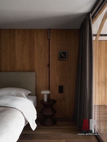 Фото интерьера спальни квартиры в стиле лофт