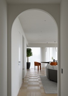 Фото интерьера входной зоны квартиры в стиле минимализм