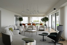 Фото интерьера гостиной квартиры в стиле минимализм