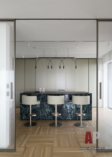 Фото интерьера кухни квартиры в стиле минимализм