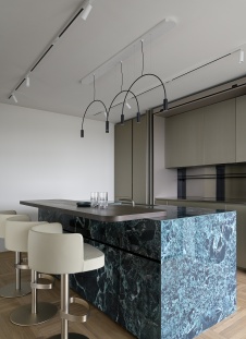 Фото интерьера кухни квартиры в стиле минимализм