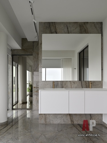 Фото интерьера санузла квартиры в стиле минимализм