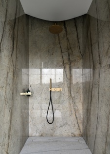 Фото интерьера санузла квартиры в стиле минимализм