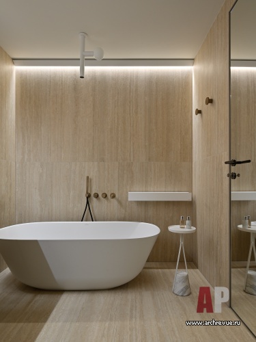 Фото интерьера санузла квартиры в стиле минимализм