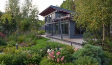 Ландшафт частных садов 