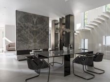 Фото интерьера столовой дома в стиле минимализм