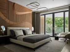 Фото интерьера спальни дома в стиле минимализм