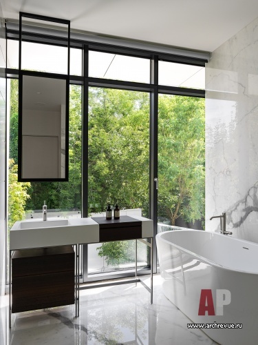 Фото интерьера санузла дома в стиле минимализм