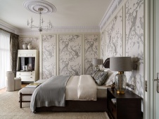 Фото интерьера гостевой квартиры в стиле неоклассика 