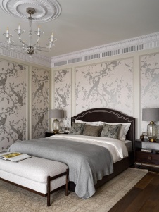 Фото интерьера гостевой квартиры в стиле неоклассика 