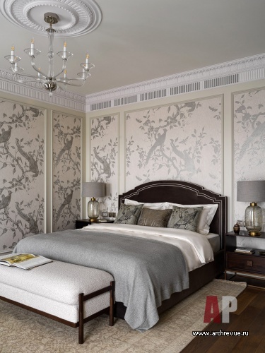 Фото интерьера гостевой квартиры в стиле неоклассика