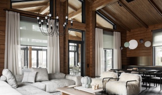  Шале возле лесного озера