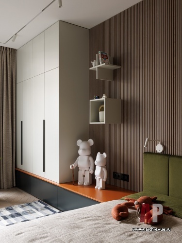 Фото интерьера детской квартиры в стиле неоклассика