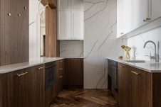 Фото интерьера кухни квартиры в стиле фьюжн