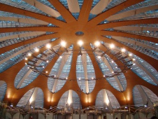 Фото интерьера аэропорта международного аэропорта «Шереметьево-3» в современном стиле