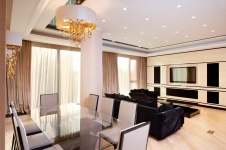 Фото интерьера столовой квартиры в стиле ар-деко