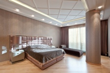 Фото интерьера спальни квартиры в стиле ар-деко