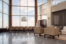 Фото интерьера столовой гостевой квартиры в современном стиле