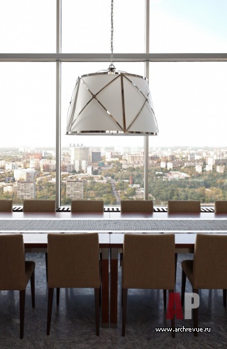 Фото интерьера столовой гостевой квартиры в современном стиле