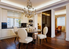 Фото интерьера столовой квартиры в стиле ар-деко