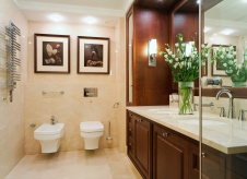 Фото интерьера санузла квартиры в стиле ар-деко