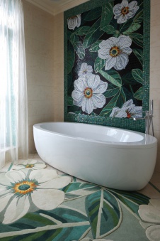 Фото интерьера санузла пентхауса в современном стиле