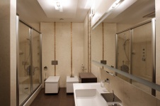 Фото интерьера санузла квартиры в стиле минимализм