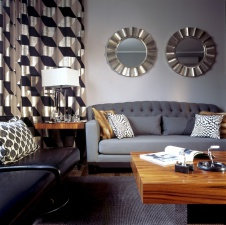 Фото интерьера зоны отдыха квартиры в стиле фьюжн