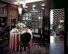 Фото интерьера столовой квартиры в стиле фьюжн