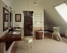 Фото интерьера санузла дома в классическом стиле