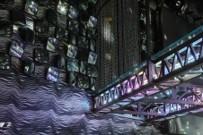 Фото детали клубной зоны развлекательного комплекса в стиле китч