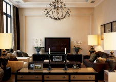 Фото интерьера гостиной квартиры в стиле фьюжн