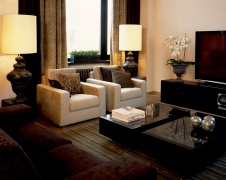 Фото интерьера зоны отдыха квартиры в стиле фьюжн