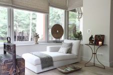 Фото интерьера зоны отдыха загородного дома в стиле фьюжн