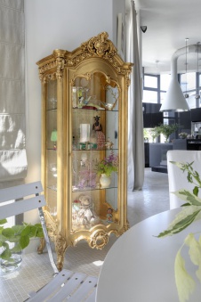 Фото интерьера столовой дома в стиле фьюжн