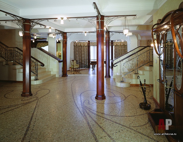 Фото интерьера входной зоны дома в стиле модерн