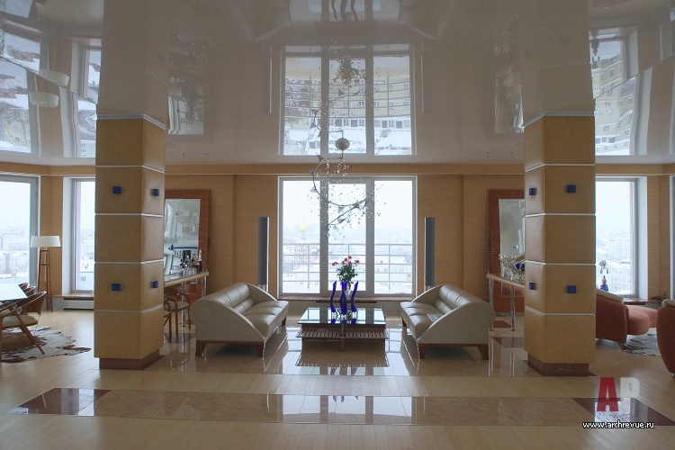 Фото интерьера гостиной квартиры в стиле минимализм