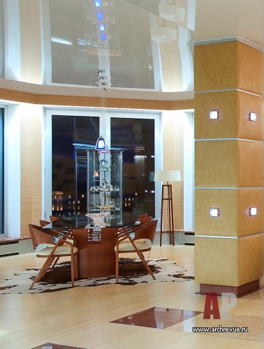 Фото интерьера столовой квартиры в стиле минимализм